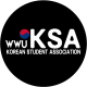 WWU KSA (Korean Student Association) in white font on black background