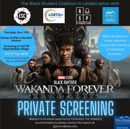 Wakanda Forever movie poster